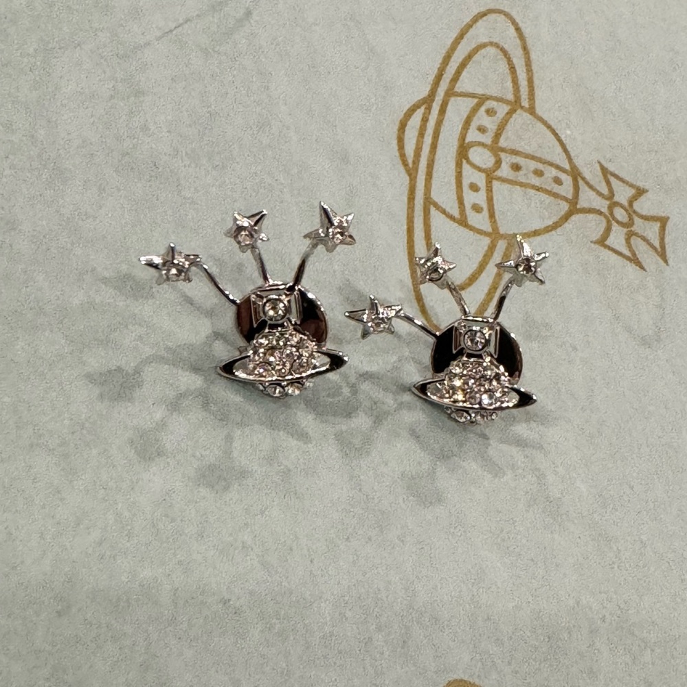 Vivienne Westwood Pia Earrings Silver